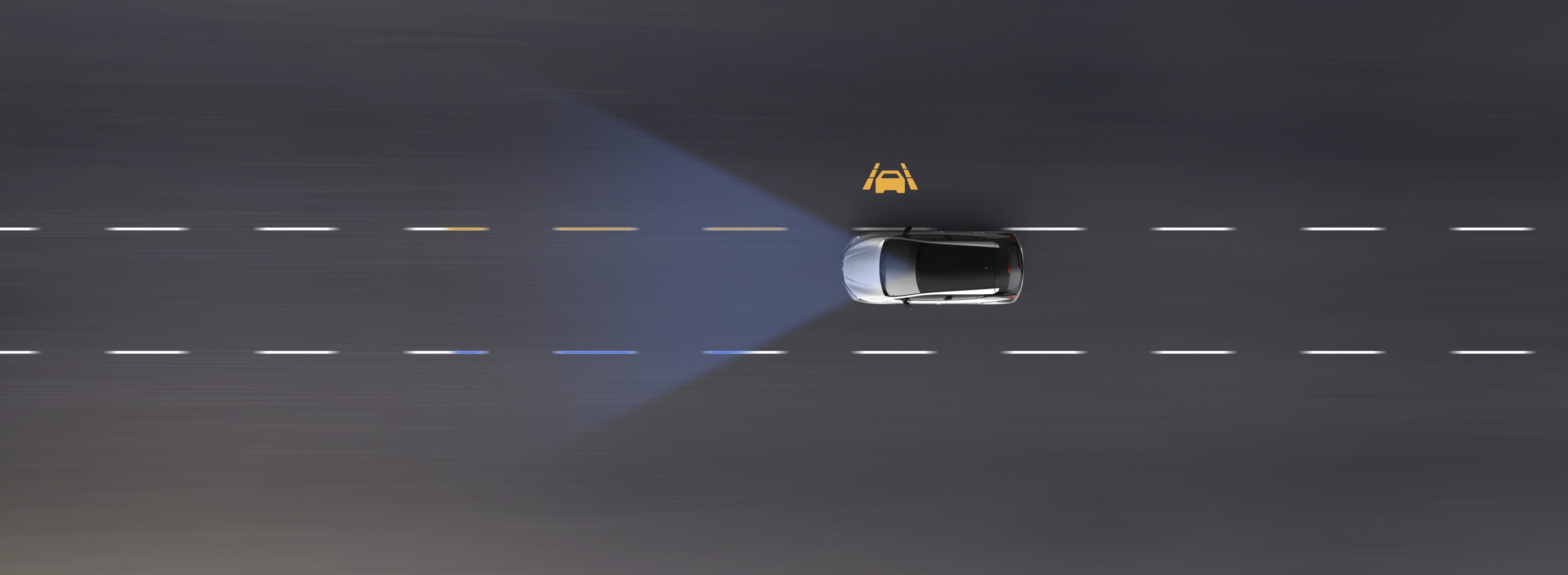 Nissan LEAF Intelligent Lane Intervention animation 